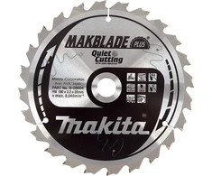 Makita T.C.T. pjūklas 260X2.3X30mm 20° T24 B-17712 T.C.T • 260 x30 mm • T24 • 20° • Medienai