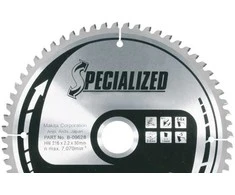 Makita T.C.T. pjūklas SPECIALIZED 136X1.5X20mm 20° T24 B-33629 T.C.T • 136 x20 mm • T24 • 20° • Medienai