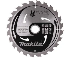 Makita T.C.T. pjūklas M-FORCE 235X2.3X30mm 15° T24 B-32063 T.C.T • 235 x30 mm • T24 • 15° • Medienai