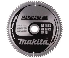 Makita T.C.T. pjūklas MAKBLADE 260X2.3X30mm 5° T80 B-32845 T.C.T • 260 x30 mm • T80 • 5° • Medienai
