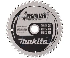 Makita T.C.T. pjūklas SPECIALIZED 165X1.45X20mm 23° T44 B-53746 T.C.T • 165 x20 mm • T44 • 23° • Medienai/MDF/laminatui