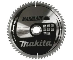 Makita T.C.T. pjūklas MAKBLADE 260X2.3X30mm 5° T60 B-32801 T.C.T • 260 x30 mm • T60 • 5° • Medienai