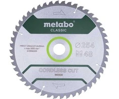 Pjovimo diskas medienai Metabo 628690000; 254x30 mm; Z45; 5°