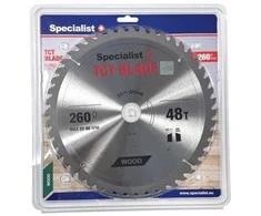 Pjovimo diskas medienai Specialist+ Wood; 260x30 mm; Z48
