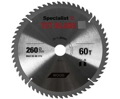 Pjovimo diskas medienai Specialist+ Wood; 260x30 mm; Z60