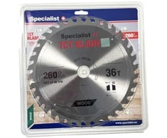 Pjovimo diskas medienai Specialist+ Wood; 260x30 mm; Z36