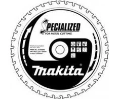 Makita T.C.T. pjūklas SPECIALIZED 136X1.4X20mm -15° T50 B-33641 T.C.T • 136 x20 mm • T50 • -15° • Metalui