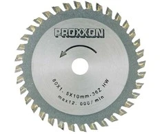 Pjovimo diskas Proxxon; 80x1,6x10,0 mm; Z36