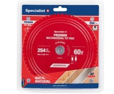 Pjovimo diskas Specialist+ LMM2546030-T; 254x30x1,6 mm; Z60; 0°