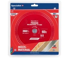 Pjovimo diskas Specialist+ LMM2606030-T; 260x30x1,6 mm; Z60; 0°