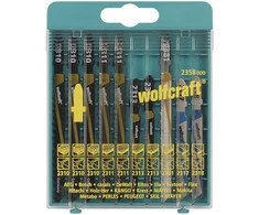 Pjūklel. kompl. Wolfcraft 2358000; 10 vnt.