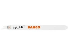 Bahco Tiesinio pjūklo geležtės Sandflex Bi-Metal 228mm*1,07mm HST 10TPI, sunkiajam metalui 100vnt