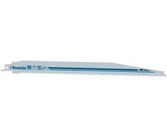 Makita B-49856-10 Tiesinio pjūklo pjūklelis TC/HM 305x1,25mm, (6-8tpi), 10 vnt., medžiui su medvaržčiais, metalui. , Stiklo audiniui (<250 mm)