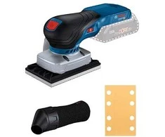 Bosch vibracinis šlifuoklis GSS 18V-13 be akumuliatoriaus ir kroviklio