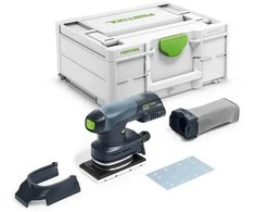 Plokštuminis šlifuoklis Festool Rutscher RTSC 400-Basic 18 V; (be akumuliatoriaus ir pakrovėjo)