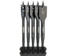 Grąžtas Plunksninių grąžtų rinkinys medienai DeWalt DT70833-QZ; 14-25 mm; 5 vnt.