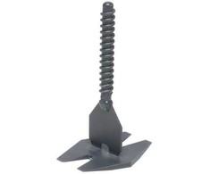 Plytelių lygio indikatorius Rubi CYCLONE LS Flat Base; 1 mm; 300 vnt.
