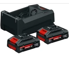 Priedų rinkinys Bosch 1600A0373J; 18 V; 2x4,0 Ah akum.