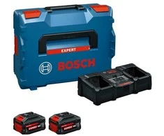 Bosch Starter Set 2xEXBA18V-80, EXAL 18V2-320, LB