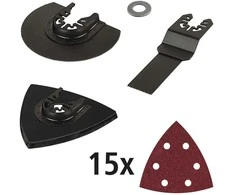 Priedų rinkinys Wolfcraft 3959000; 18 vnt.