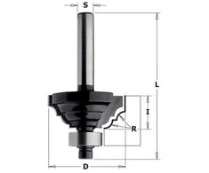Profilinė freza CMT Contractor K941-430; R=6,3/42,8/60 mm; su guoliu