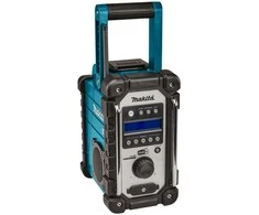 DMR110N DAB+ Radijas, tinka beveik visi Makita akumuliatoriai 7,2 - 18V; galimybė prijungti