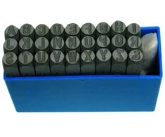 Raidžių išmušėjų komplektas Condor Werkzeug C0050/5; 5 mm; 27 vnt.