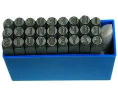 Raidžių išmušėjų komplektas Condor Werkzeug C0050/6; 6 mm; 27 vnt.