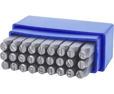 Raidžių išmušėjų komplektas 5mm, 27 dalių, KS Tools