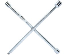 Kryžminis ratų veržliaraktis 1/2´´x17x19x21mm, KS Tools
