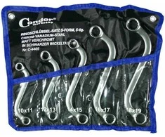 Raktų komplektas Condor Werkzeug C4405; 10-19 mm; 5 vnt.