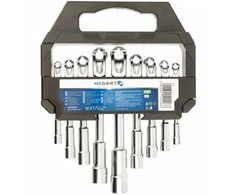 Raktų komplektas Hogert HT1R500; 8-19 mm; 9 vnt.