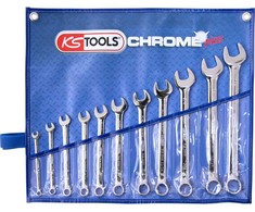 Kombinuotų colinių raktų komplektas 1/4''-7/8'', KS Tools
