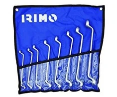 Kilpinių lenktų raktų rinkinys 12 vnt 6-32mm su dėklu Irimo