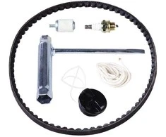 Makita 957394004 7 dalių priežiūros komplektas DPC6401,7301 diržas, žvakė, filtrai