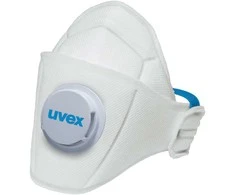 Respiratorius Uvex silv-Air Premium 5110 FFP1, sulankstomas, su vožtuvu, 3 vnt, mažmeninė pakuotė