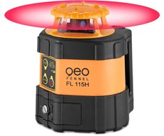 Rotacinis lazerinis nivelyras Geo-Fennel FL 115H; imtuvas FR 80-MM