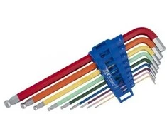 Šešiakampių raktų rinkinys Condor Werkzeug C1121/8; H1,5-H10 mm; 9 vnt.