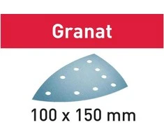 Šlifavimo popierius Festool Granat; 100x150 mm; P120; 100 vnt.