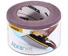 Šlifavimo tinklelio rulonas Mirka ABRANET; 75 mm x 10 m; P100