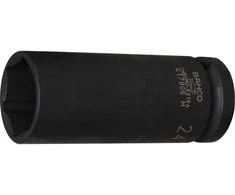 Galvutė smūginė šešiakampė 1/2" ,prailginta, 18mm K7806M Bahco