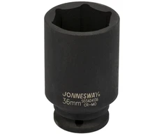 JONNESWAY NASADKA UDAROWA DŁUGA 6-KĄTNA 1/2" 36mm CR-MO