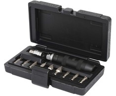 Smūginis atsuktuvas su antgalias, komplektas 11 dalių, KS Tools