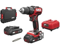 Smūginis suktuvas-gręžtuvas Skil 3075 HC; 18 V; 2x2,0 Ah akum.