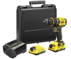 Smūginis suktuvas-gręžtuvas Stanley SFMCD715C2K-QW; 18 V; 2x1,5 Ah akum.