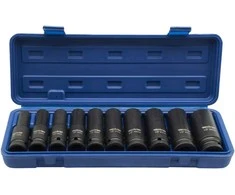 ADLER LONG SOCKET RINKINYS 1/2 "10vnt. METAL CASE