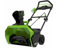 Sniego valytuvas Greenworks GD40ST; 40 V (be akumuliatoriaus ir pakrovėjo)