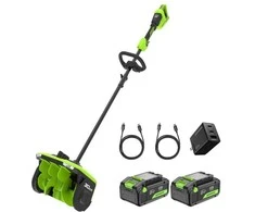 Sniego valytuvas Greenworks SS3002A2; 2x24 V; 2x4,0 Ah akum.