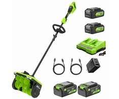 Sniego valytuvas Greenworks SS3002A2X; 2x24 V; 4x4,0 Ah akum.