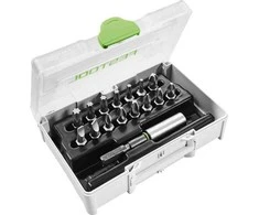 Sukimo antgalių komplektas Festool SYS3 XXS CE-MX BH 60; 15 vnt.